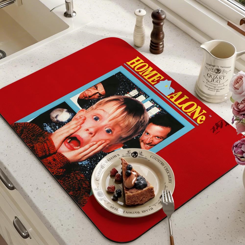 Home Alone Bathroom - Retro 'Home Alone' Film Bodenmatte Öko-Diatomit