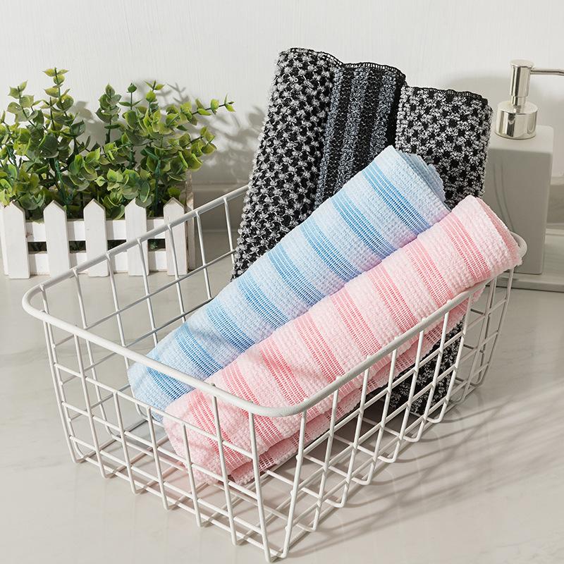 Home Bathroom Accessories - Neues 1-teiliges Peeling-Badetuch im japanischen Stil