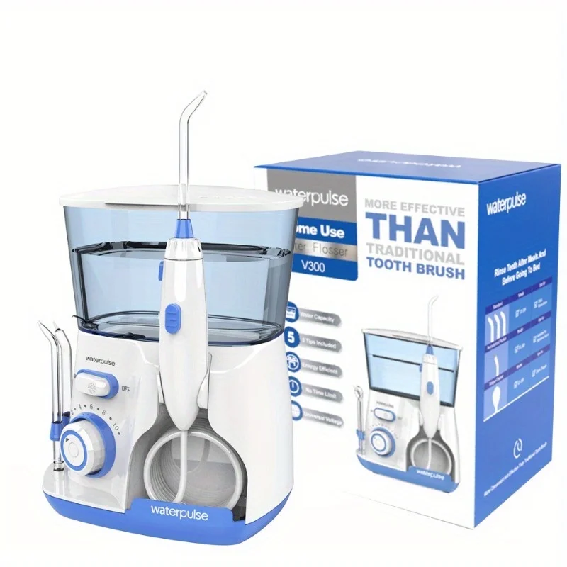 Home Bathroom Cleaning Machine - Waterpulse V300 Elektrischer Wasserflosser Hochdruck-Munddusche zur