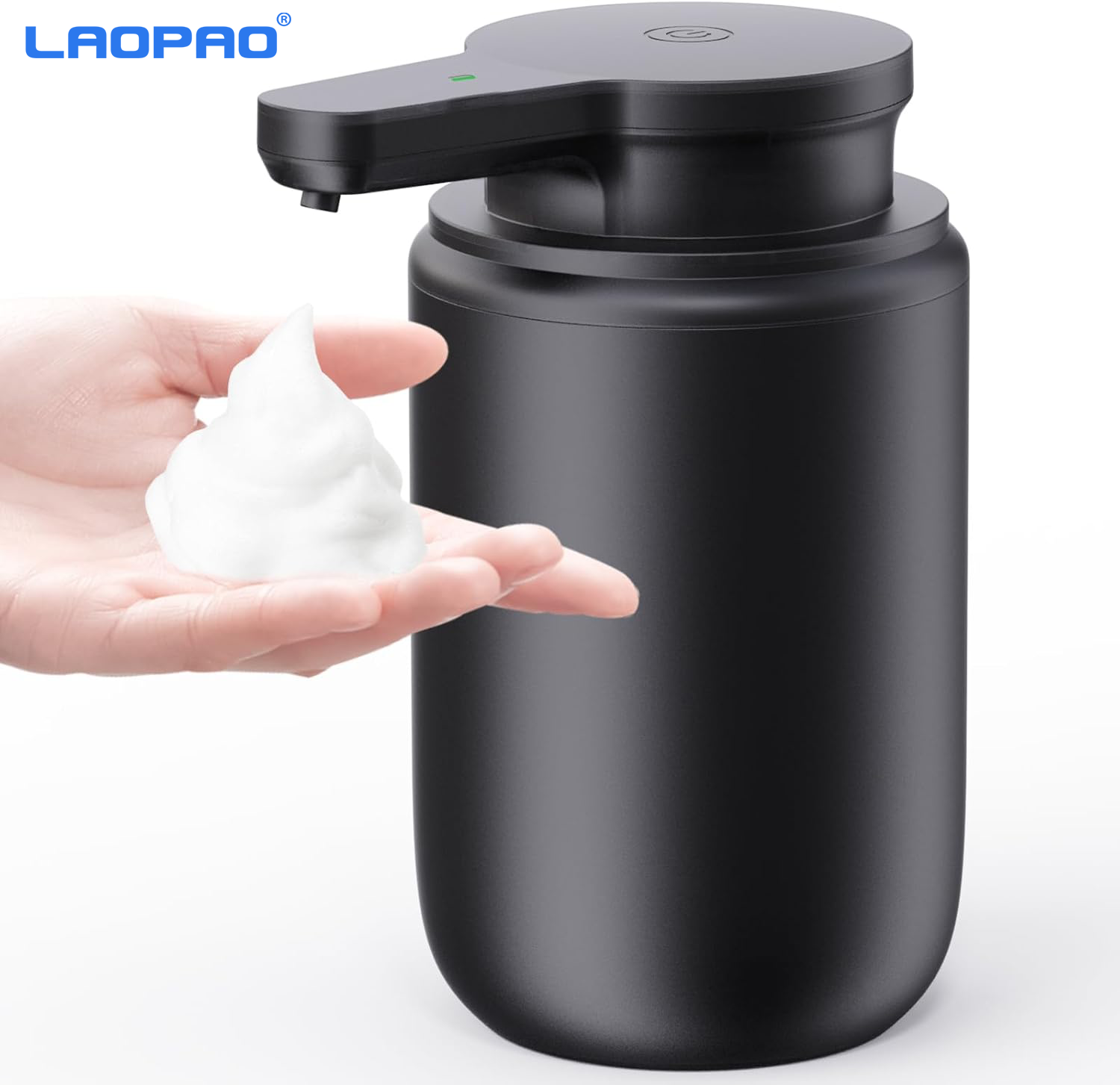 Home Bathroom Soap Dispenser - LAOPAO Schaumseifenspender-Set, IPX5 wasserdicht, USB-C-Aufladung mit