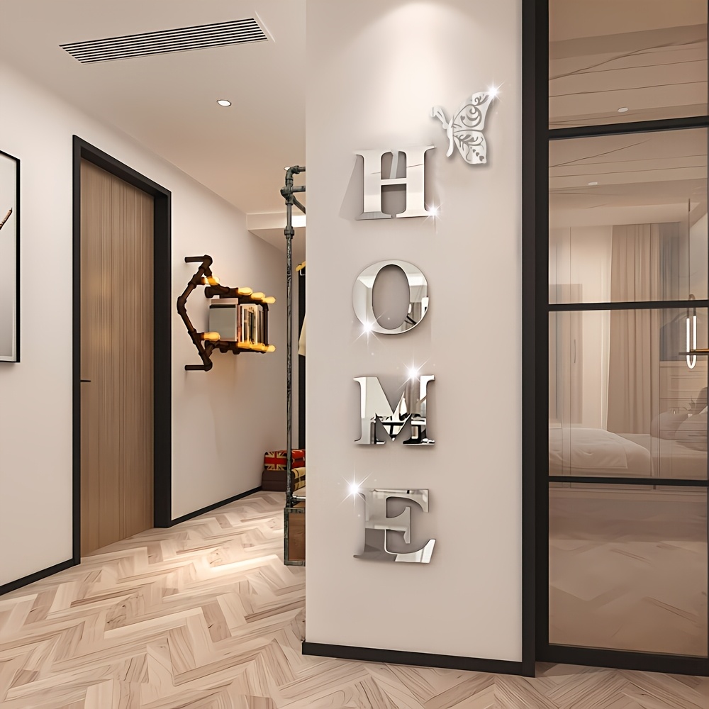 1Set 3D Spiegel Wand Aufkleber – Home Goods Bathroom Mirrors Bewertung und Preis