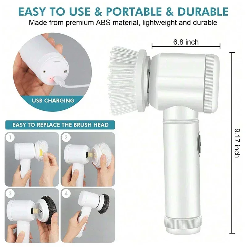 Kabelloser elektrischer Schrub – Home Bathroom Cleaning Machine Bewertung und Preis