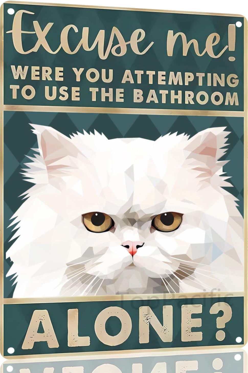 Retro Blechschilder Persische  – Home Alone Bathroom Bewertung und Preis