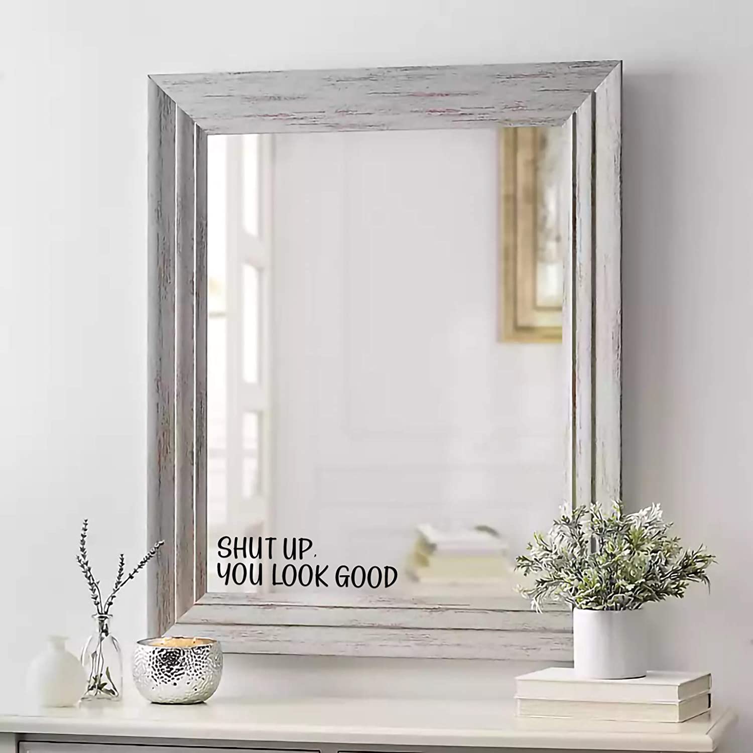 Aufkleber mit Zitat „You Look  – Home Goods Bathroom Mirrors Bewertung und Preis