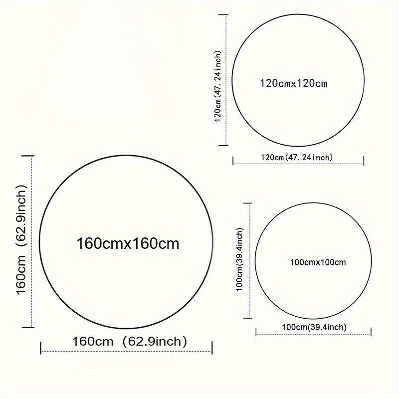 1 Stück runde Flächenmatte im  – Home Bathroom Door Design Bewertung und Preis