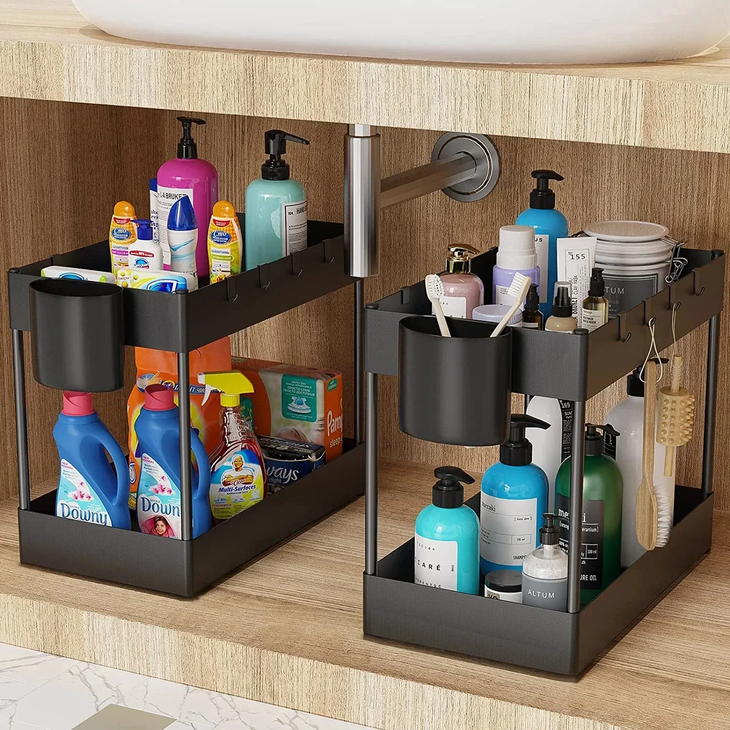 2-stufiger verschiebbare Aufbe – Home Depot Bathroom Sink Bewertung und Preis