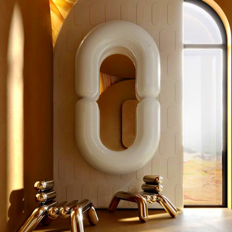 Hängender Funky Memphis Espelh – Home Goods Bathroom Mirrors Bewertung und Preis
